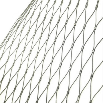 Stainless Steel Cable Mesh for Bird stainless steel wire rope mesh net